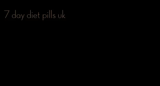 7 day diet pills uk