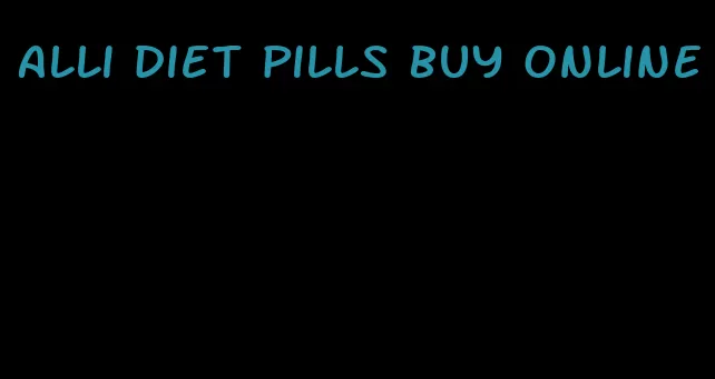 alli diet pills buy online