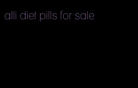 alli diet pills for sale
