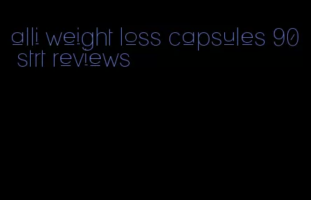 alli weight loss capsules 90 strt reviews