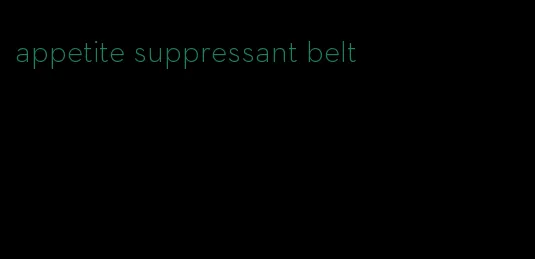 appetite suppressant belt