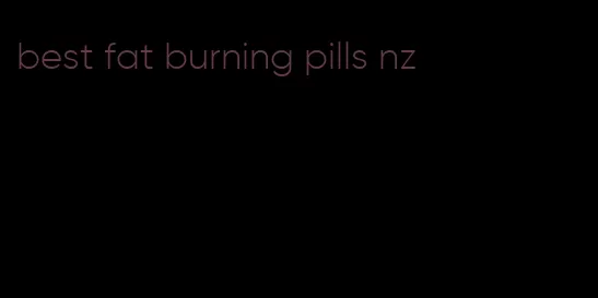 best fat burning pills nz