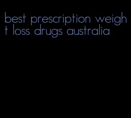 best prescription weight loss drugs australia