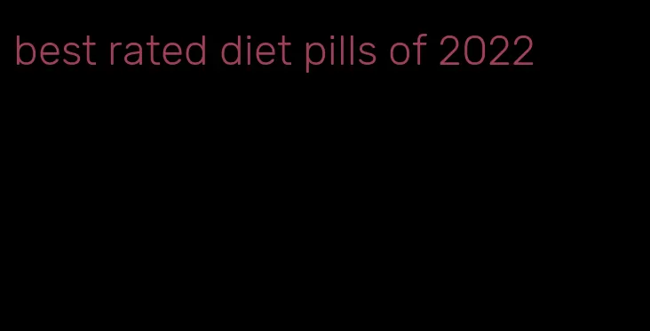 best rated diet pills of 2022
