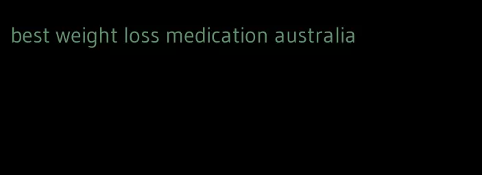 best weight loss medication australia