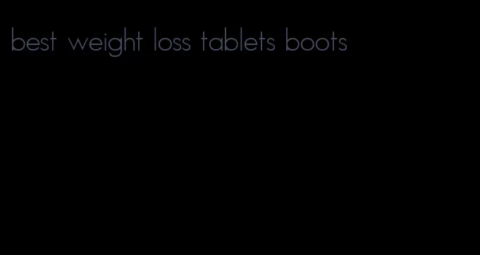 best weight loss tablets boots