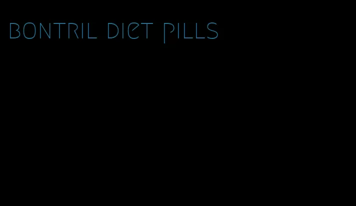 bontril diet pills