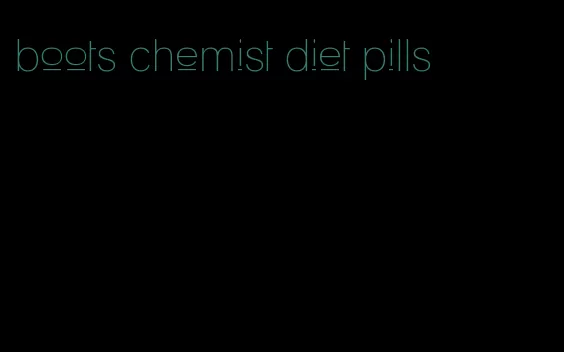 boots chemist diet pills