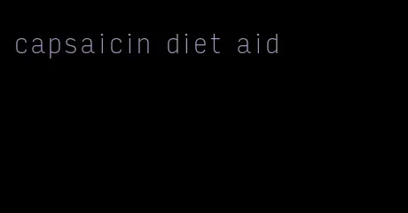 capsaicin diet aid