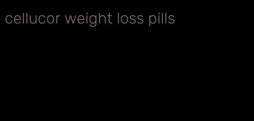 cellucor weight loss pills