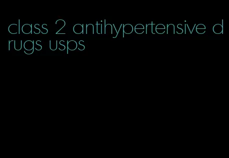 class 2 antihypertensive drugs usps