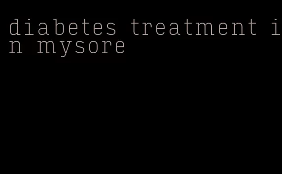 diabetes treatment in mysore
