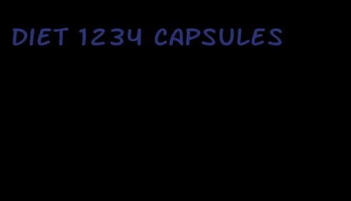 diet 1234 capsules