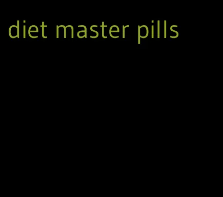 diet master pills