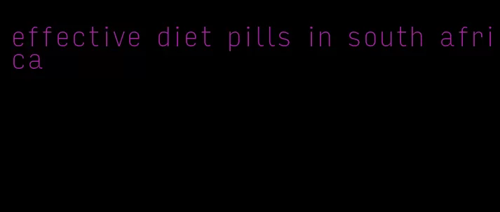 effective diet pills in south africa
