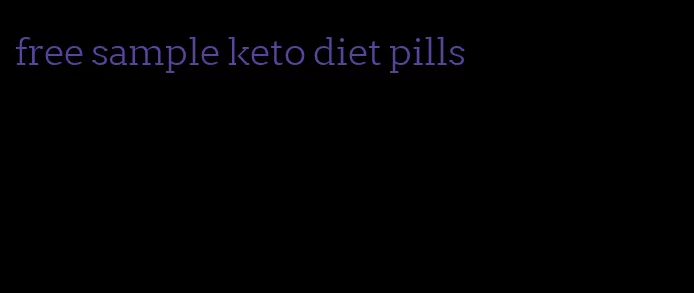 free sample keto diet pills