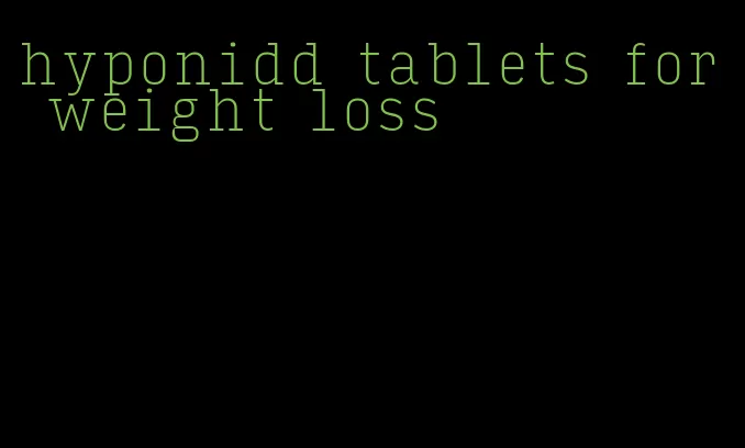 hyponidd tablets for weight loss