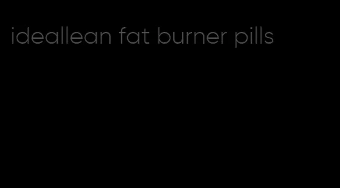 ideallean fat burner pills