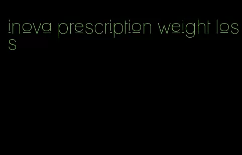 inova prescription weight loss