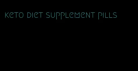 keto diet supplement pills