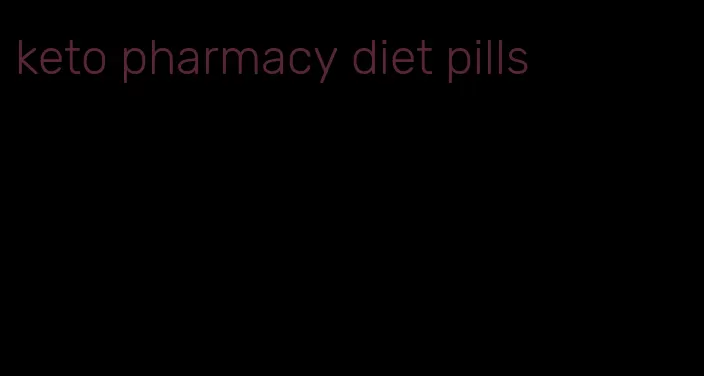 keto pharmacy diet pills