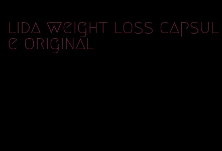 lida weight loss capsule original