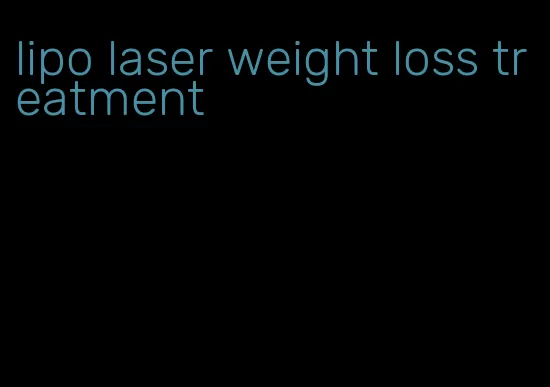 lipo laser weight loss treatment