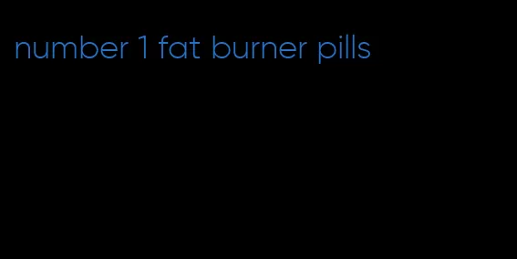 number 1 fat burner pills