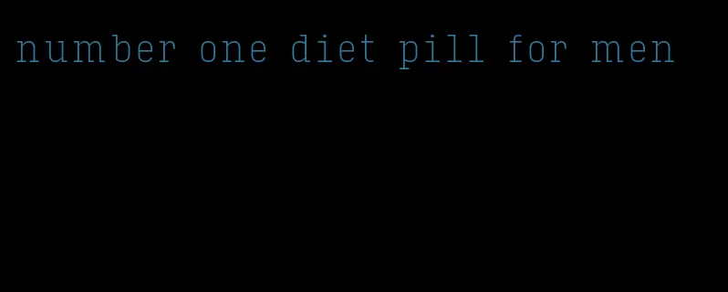 number one diet pill for men