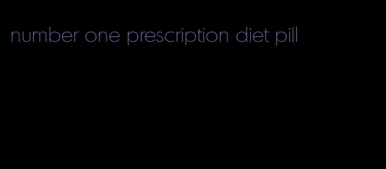 number one prescription diet pill