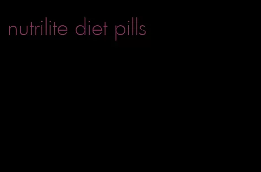 nutrilite diet pills