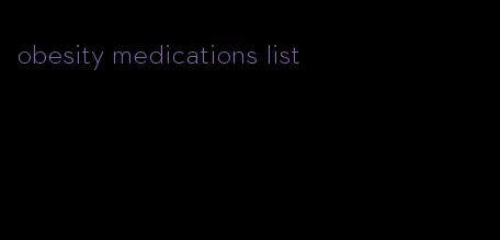 obesity medications list