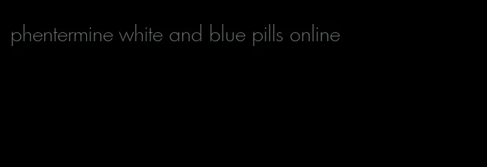 phentermine white and blue pills online