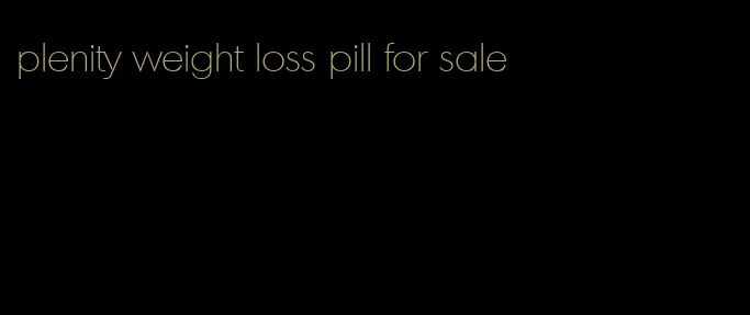 plenity weight loss pill for sale