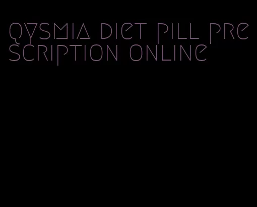 qysmia diet pill prescription online