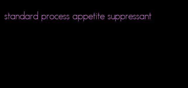 standard process appetite suppressant