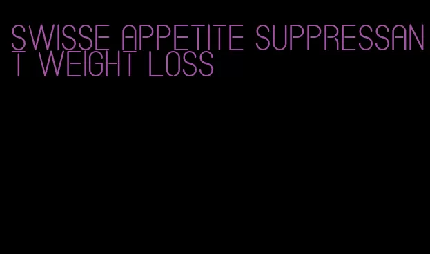 swisse appetite suppressant weight loss