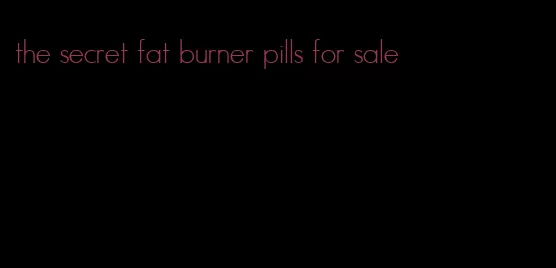 the secret fat burner pills for sale