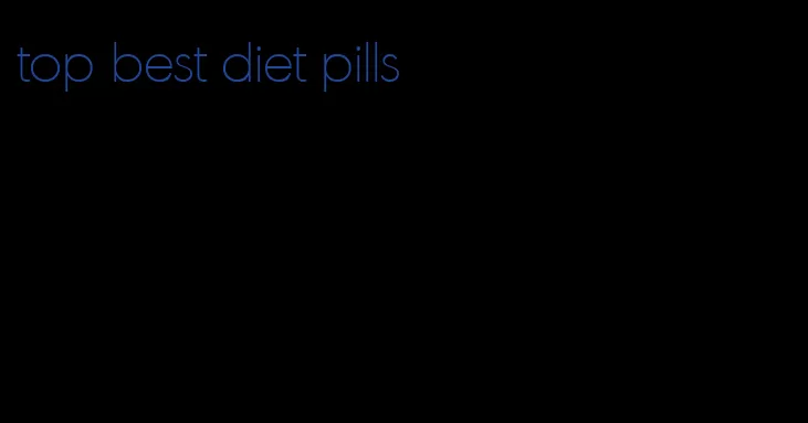 top best diet pills