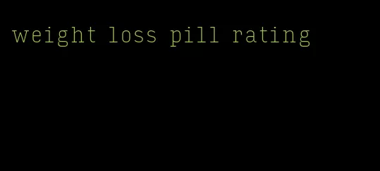 weight loss pill rating