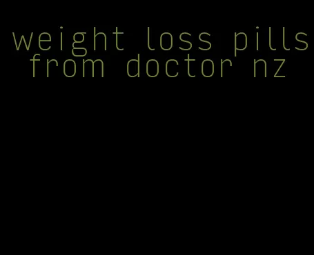 weight loss pills from doctor nz