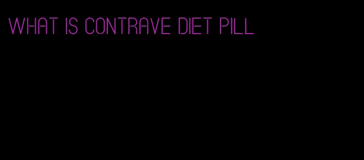 what is contrave diet pill